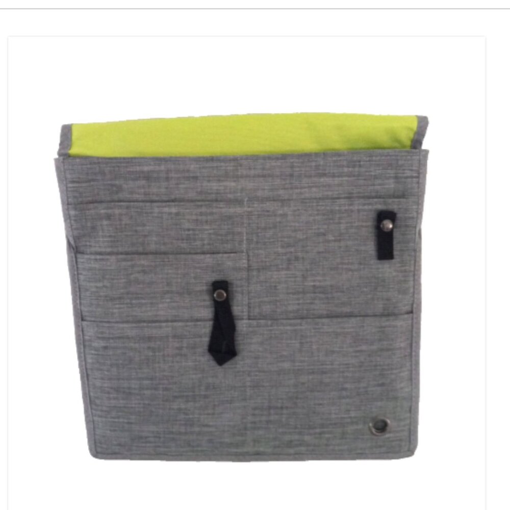 So Mine Travel Organizer Carry Case Ash Gray Lime Tablet Device Bag New NIP - Picture 9 of 12